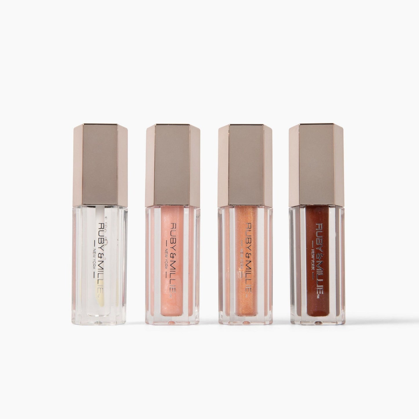 GLOSSY GLOW BOMB LIP GLOSS SET, 4-PACK