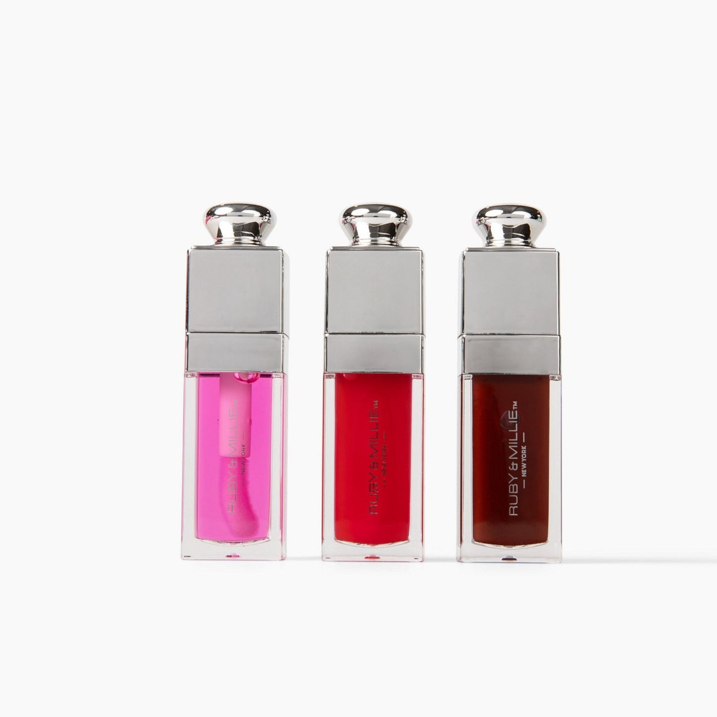 GLOWY LIP OIL, 3-PACK